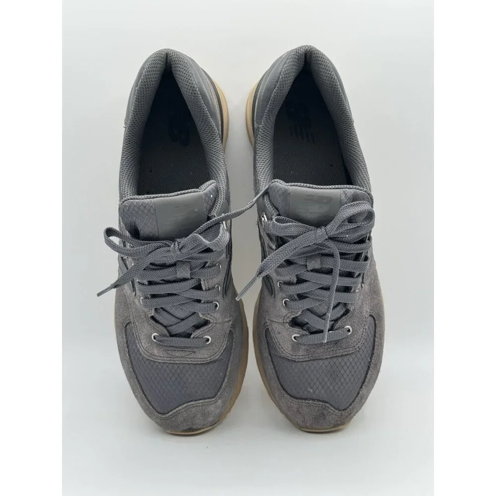 New Balance 574 ML574PKQ Men's Grey Beige Suede Size 9.5 - Picture 6 of 10